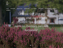 Tablet Screenshot of golfdespa.be